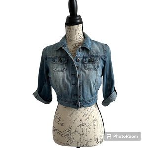 Ci Sono Cropped Denim Jacket Women’s S